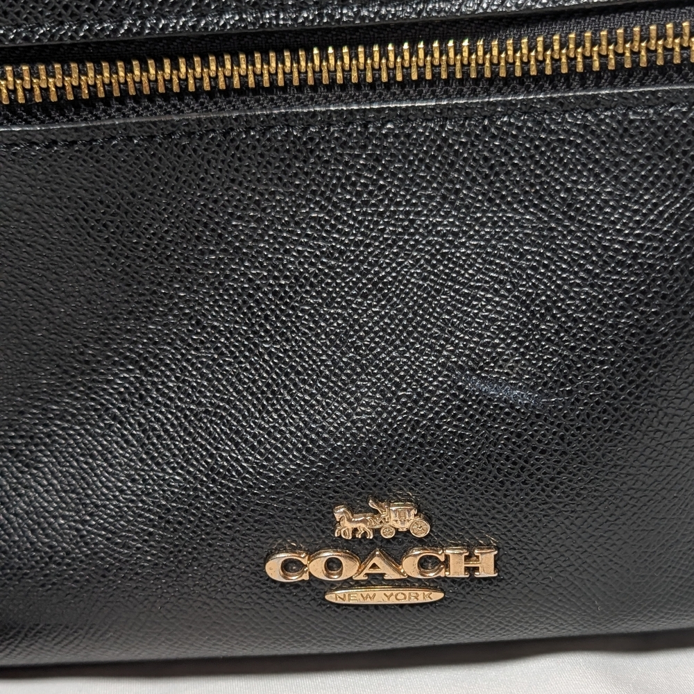 ✨ Coach Medium Backpack – Leather & Signature Canvas ✨ - Picture 7 of 10